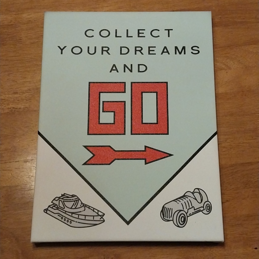 3pc Monopoly Art Canvas' - Picture 2 of 4